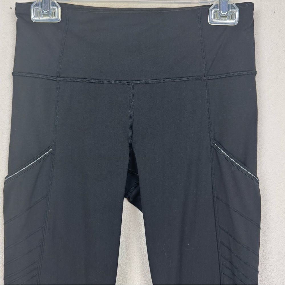 Lululemon mid rise Speed Up Leggings in black sz 6 - Picture 5 of 7